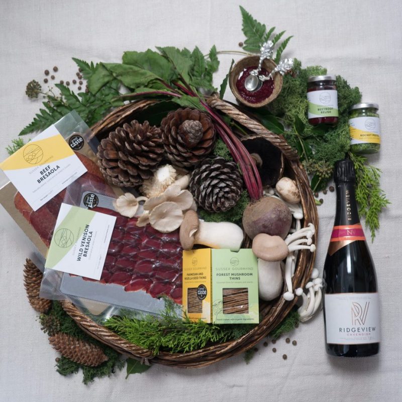 Free local delivery for our gourmet hampers